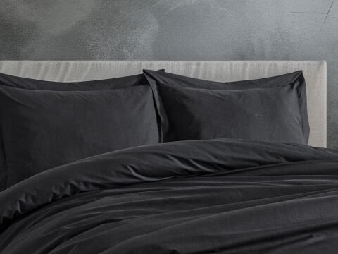 Monoco Nevresim Takımı Çift King Size - Siyah