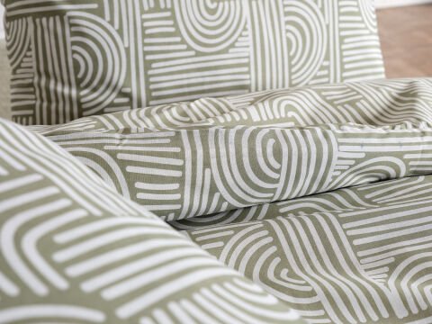 Nola Easy Comforter Nevresim Takımı Tek Kişilik - Adaçayı