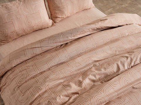 Nola Easy Comforter Nevresim Takımı Tek Kişilik - Cappucino