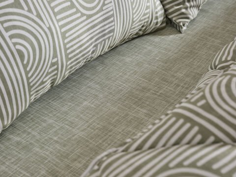 Nola Easy Cotton Comforter Set Çift Kişilik - Adaçayı