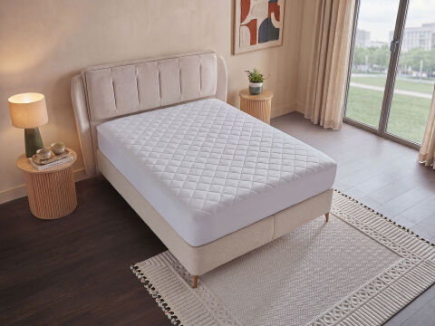 Comfyline Sıvı Geçirmez Fitted Alez 180 x 200 cm - Beyaz