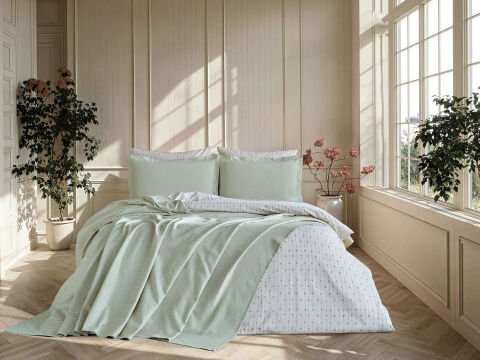 Boho Chic Spring Lisbon Pike Seti Tek Kişilik - Adaçayı