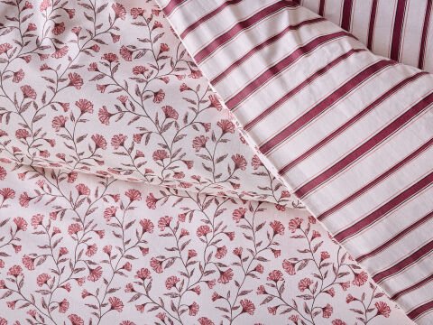 Harmony Festival Mirela Nevresim Takımı Tek Kişilik - Gül Kurusu