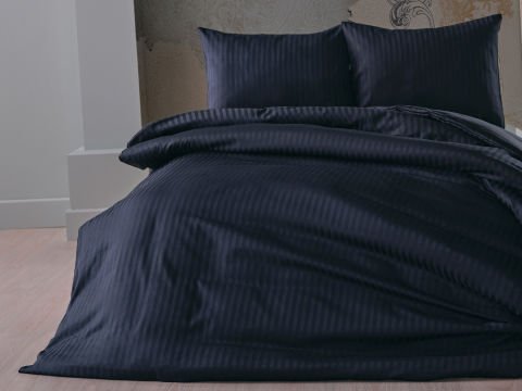 Saten Artline Nevresim Takımı Çift King Size - Siyah