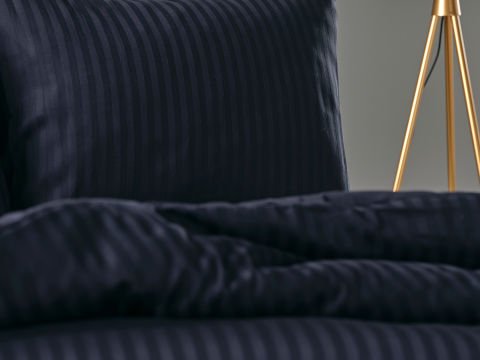 Saten Artline Nevresim Takımı Çift King Size - Siyah