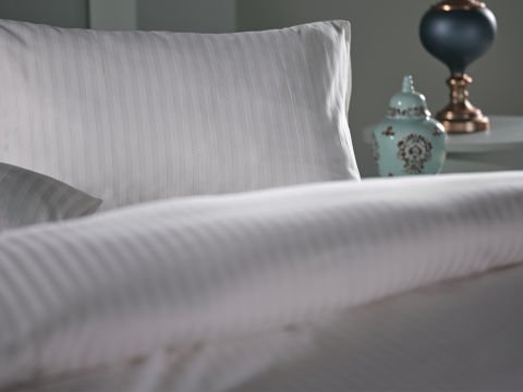 Saten Artline Nevresim Takımı Çift King Size - Beyaz