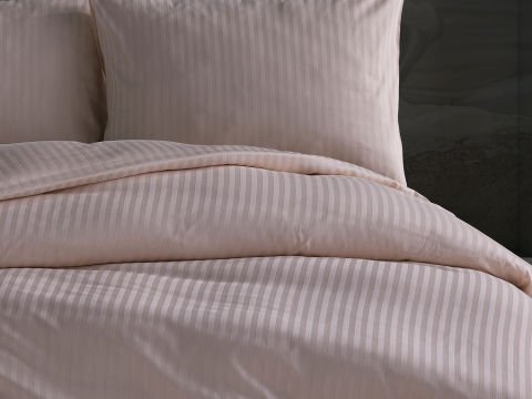 Saten Artline Nevresim Takımı Çift King Size - Krem