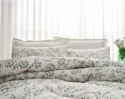 Easy Cotton Comforter Set Belinda Tek Kişilik - Beyaz