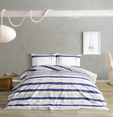 Marine Nevresim Takımı Serene Çift King Size - Beyaz