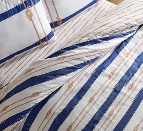 Marine Nevresim Takımı Serene Tek King Size - Beyaz