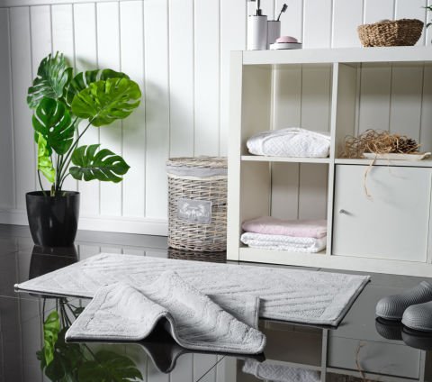 Banyo Paspası Zena 60x100 - Gri