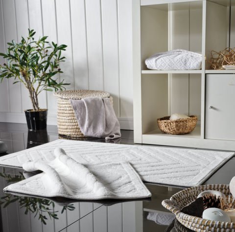 Banyo Paspası Zena 60x100 - Krem