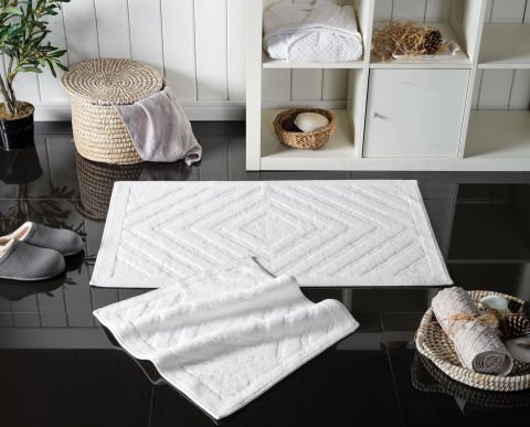 Banyo Paspası Zena 60x100 - Krem