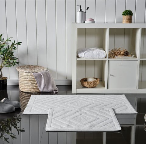 Banyo Paspası Zena 60x100 - Krem