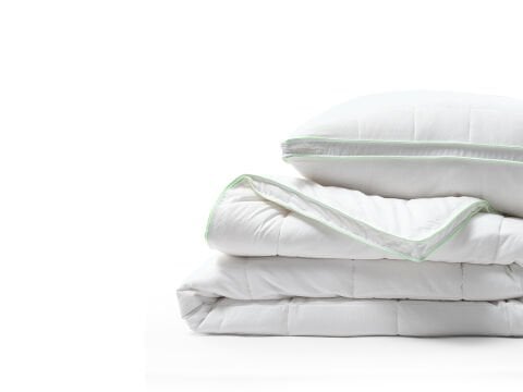 Bambu Yorgan Beyaz - Çift King Size