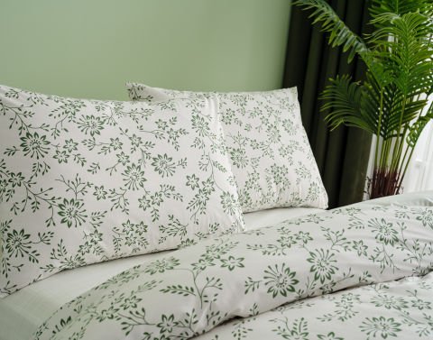 Easy Cotton Nevresim Takımı Belinda Tek Kişilik - Yeşil