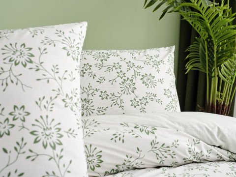 Easy Cotton Nevresim Takımı Belinda Tek King Size - Yeşil