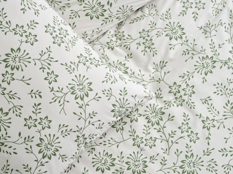 Easy Cotton Nevresim Takımı Belinda Tek King Size - Yeşil