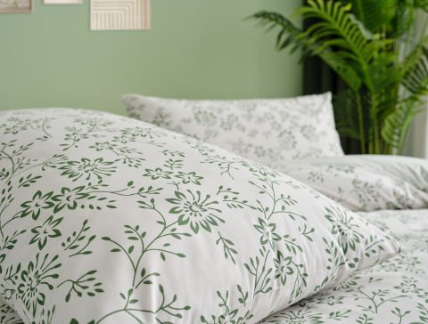 Easy Cotton Nevresim Takımı Belinda Tek King Size - Yeşil