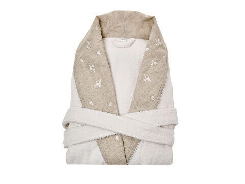 Rosabelle Linenza Bornoz L/XL - 120 cm - Nakışlı