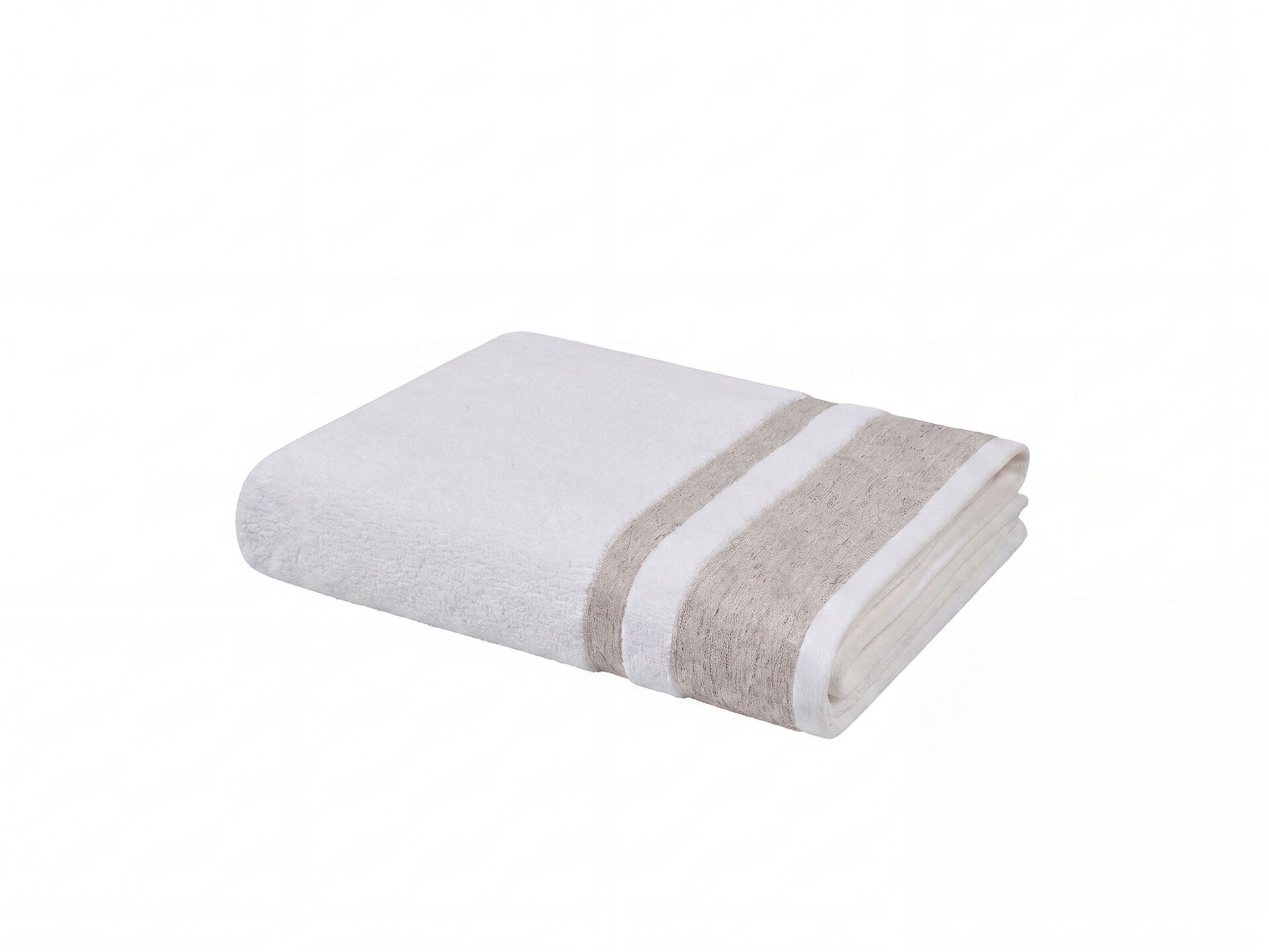 Akdeniz Verona Banyo Havlusu 90 x 150 cm - Bej