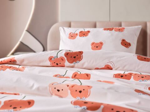 Ranforce Joyful Bearberry Nevresim Takımı Çift Kişilik
