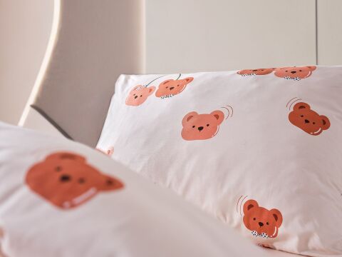 Ranforce Joyful Bearberry Nevresim Takımı Çift Kişilik