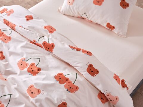 Ranforce Joyful Bearberry Nevresim Takımı Çift Kişilik