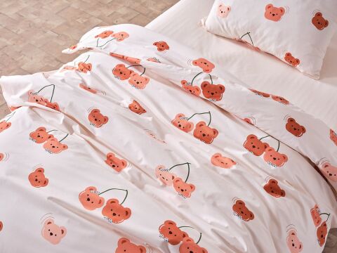 Ranforce Joyful Bearberry Nevresim Takımı Çift Kişilik