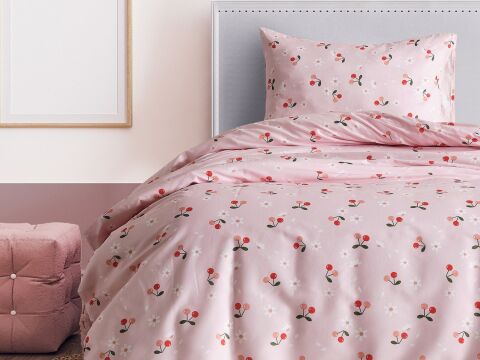 Ranforce Joyful Cherry Nevresim Takımı Tek Kişilik