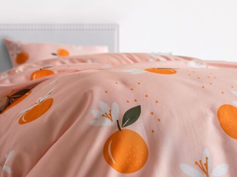 Ranforce Joyful Orange Nevresim Takımı Tek Kişilik
