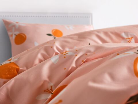 Ranforce Joyful Orange Nevresim Takımı Çift Kişilik