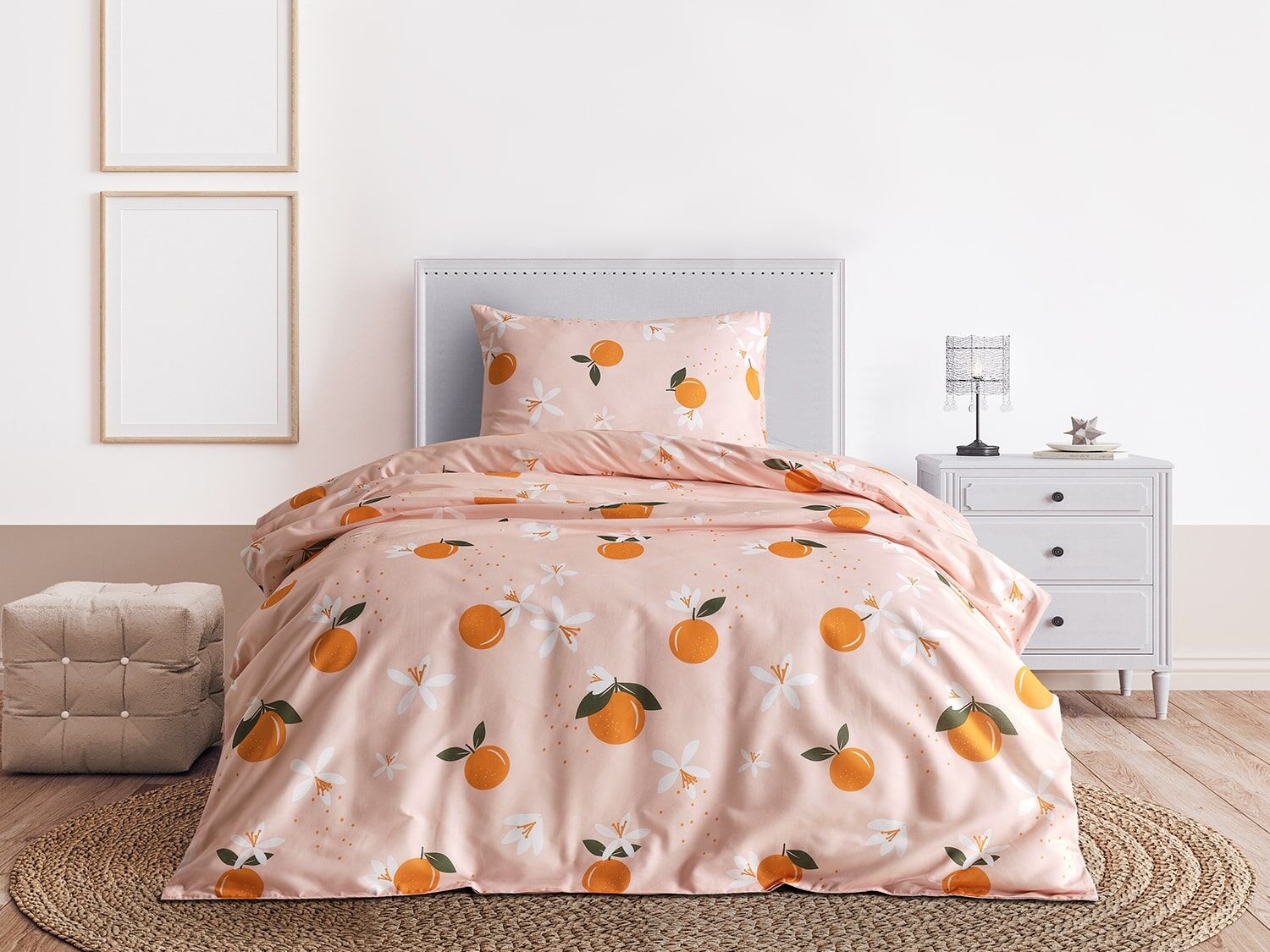 Ranforce Joyful Orange Nevresim Takımı Çift Kişilik