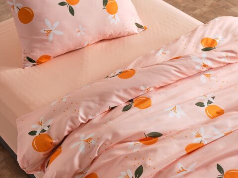 Ranforce Joyful Orange Nevresim Takımı Çift Kişilik