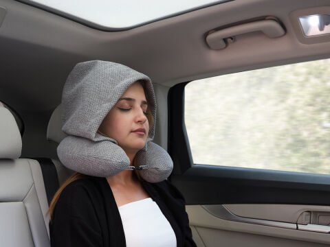 Visco Travel Yastık Gri