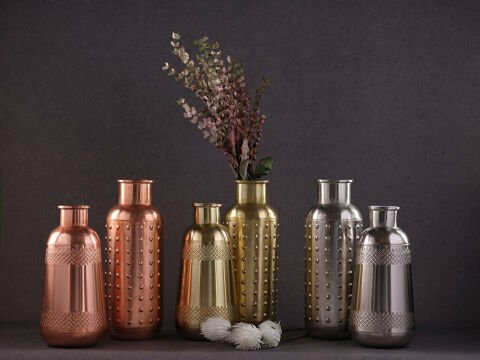 İron Hand Plnt W Pnc B Ma3845 Gold  Vazo Standart - Rose Gold