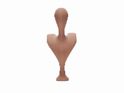 Bolero Riva Ahşap Dekoratif Bust Standart