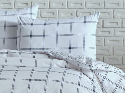 Festival Calm Nevresim Takımı Tek Kişilik - Beyaz