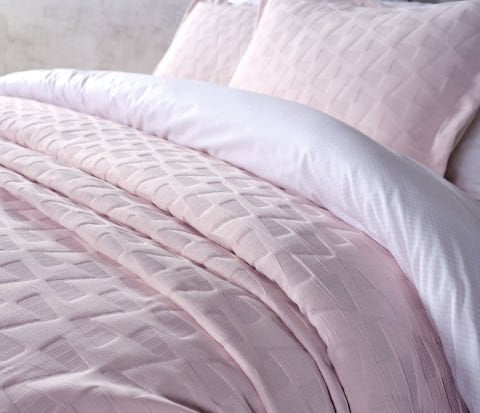 Arya Yatak Örtüsü Çift King Size - Pudra