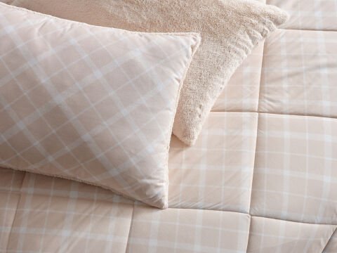 Multi Selection Dreamsoft Yorgan Seti Tek Kişilik - Krem