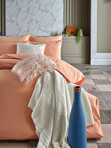 Dreamlife Nevresim Takımı Tek King Size - Somon
