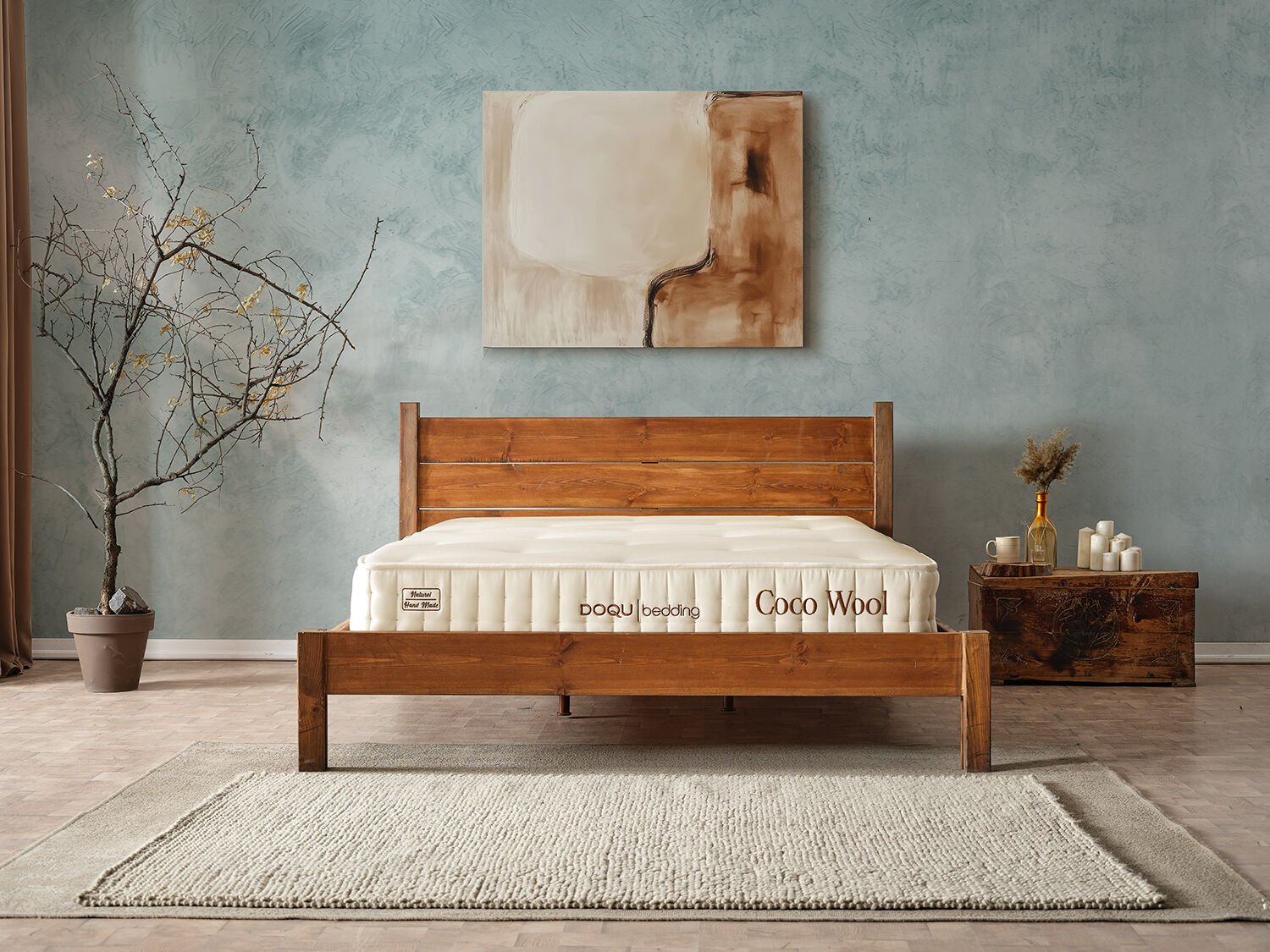 Naturel Hand Made Coco Wool Yatak 100 x 200 cm