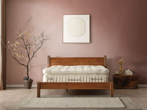 Naturel Hand Made Yün Yatak Pedi 200 x 200 cm