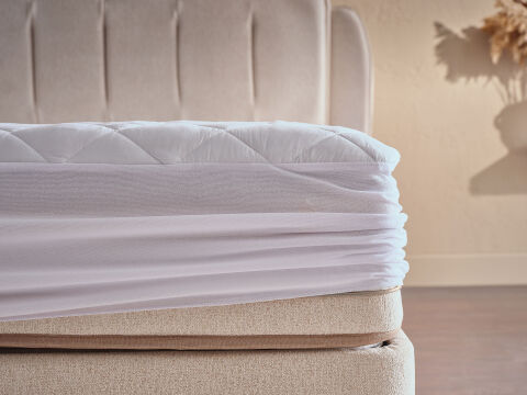 Comfyline Sıvı Geçirmez Fitted Alez 100 x 200 cm - Beyaz