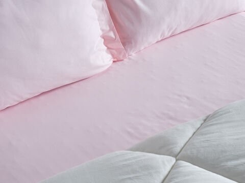 Double Comfort Uyku Paketi Tek Kişilik - Gül Kurusu - Ekru