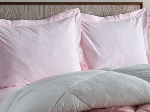 Double Comfort Uyku Paketi Tek Kişilik - Gül Kurusu - Ekru
