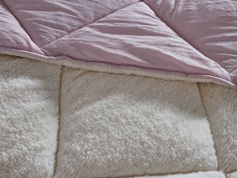 Double Comfort Uyku Paketi Tek Kişilik - Ekru - Pudra
