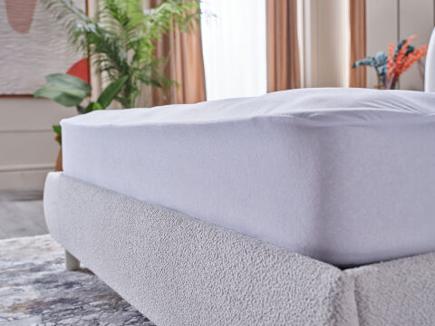 Sleepline Sıvı Geçirmez Fitted Alez 100 x 200 cm - Beyaz