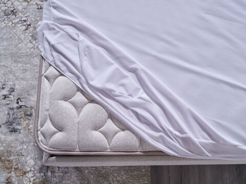 Sleepline Sıvı Geçirmez Fitted Alez 100 x 200 cm - Beyaz