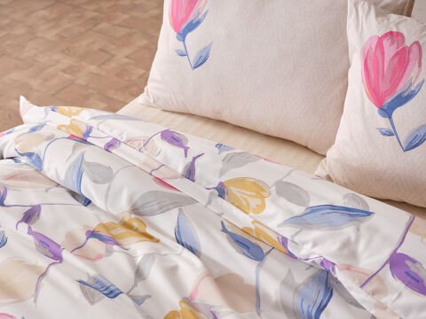 Easy Cotton Nevresim Takımı Tulips Çift Kişilik